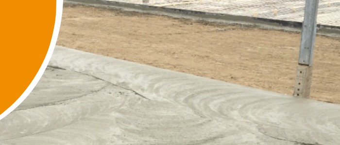 Beton net gestort